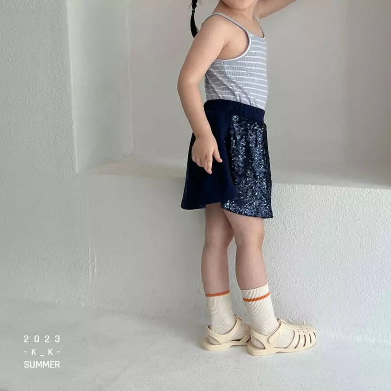 Kk - Korean Children Fashion - #kidzfashiontrend - bling Skirt Pants - 7