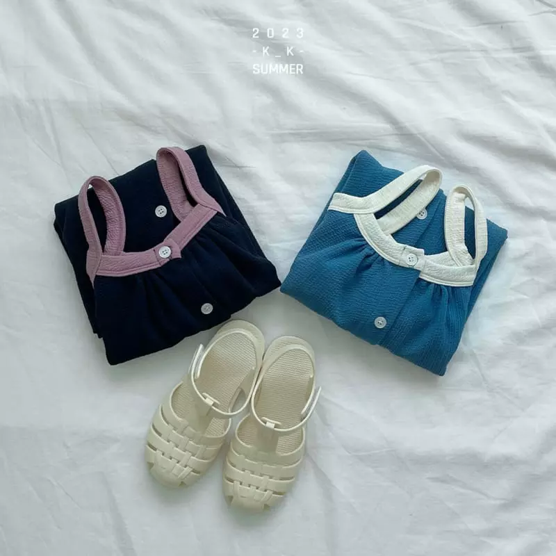 Kk - Korean Children Fashion - #kidzfashiontrend - Wens Color One-piece - 3