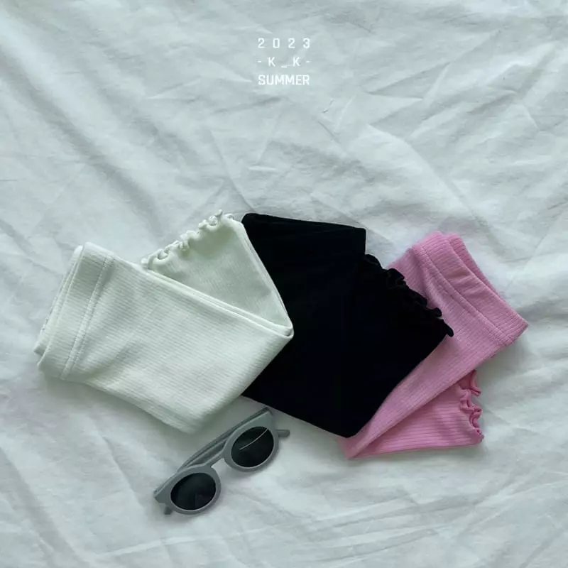 Kk - Korean Children Fashion - #minifashionista - Like Half Leggings