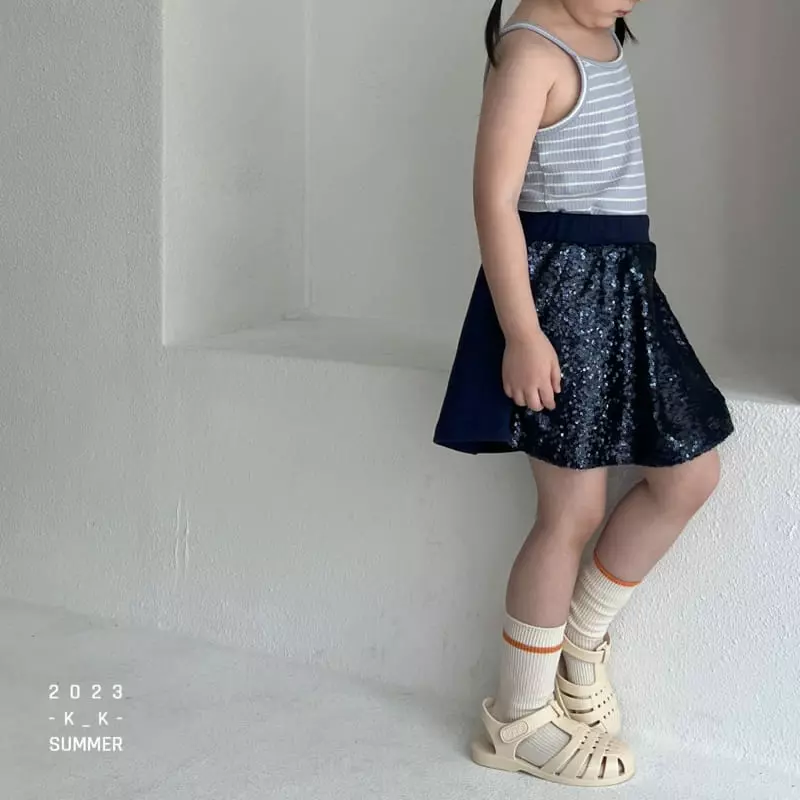 Kk - Korean Children Fashion - #minifashionista - bling Skirt Pants - 11