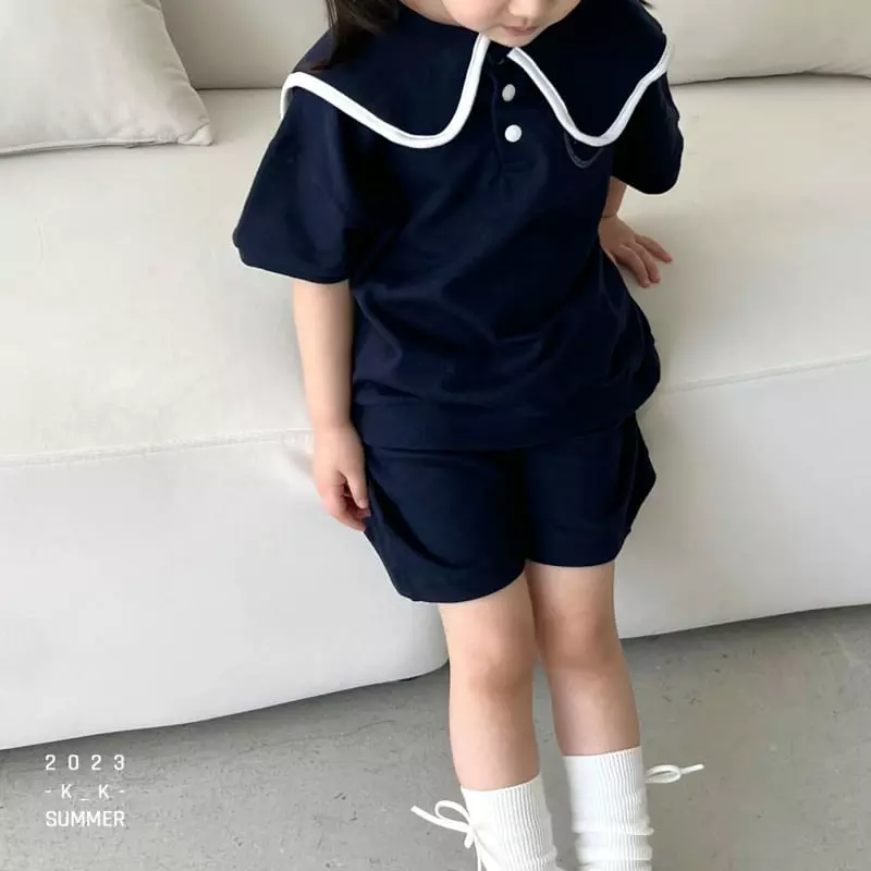 Kk - Korean Children Fashion - #prettylittlegirls - Eddie Top Bottom Set - 5