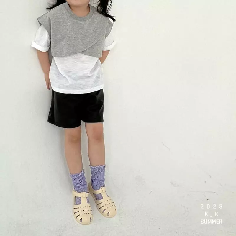 Kk - Korean Children Fashion - #prettylittlegirls - Tulip Crop Vest - 6