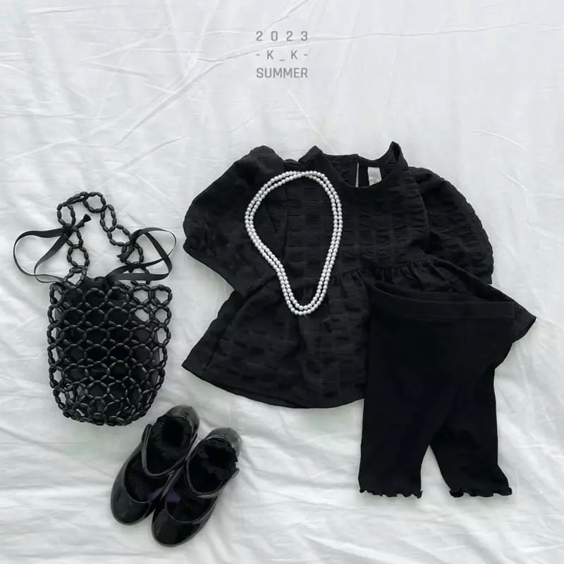 Kk - Korean Children Fashion - #prettylittlegirls - Leather Leggings