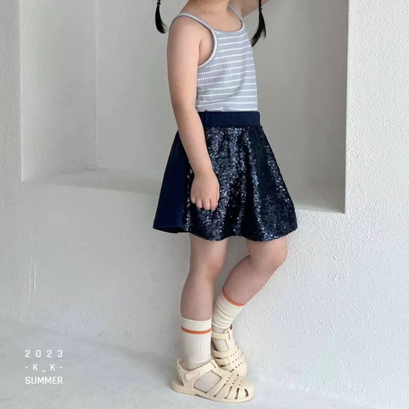 Kk - Korean Children Fashion - #stylishchildhood - Sweet Crop String Sleeveless - 12