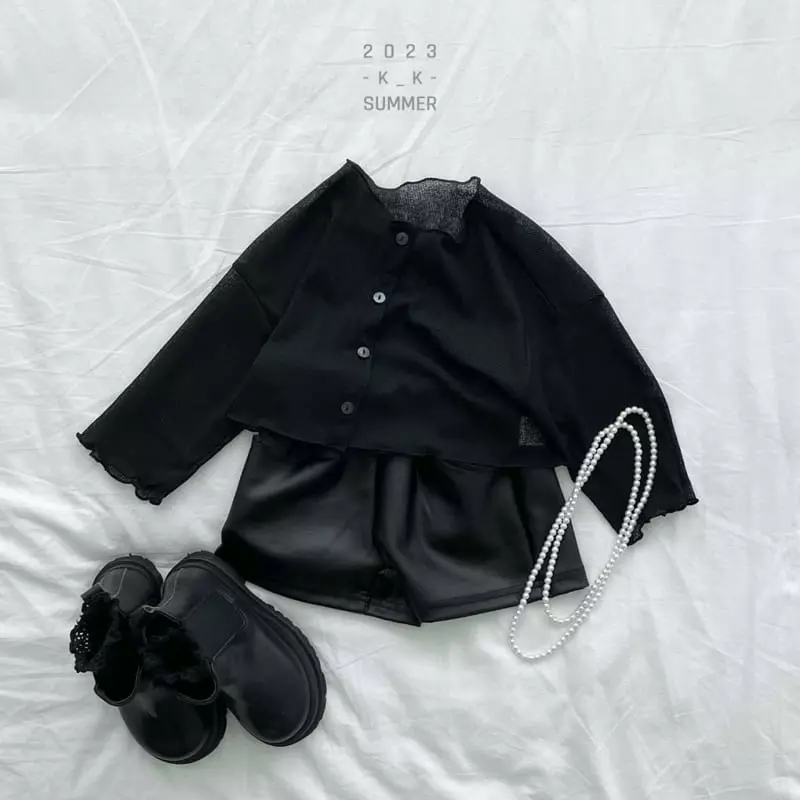 Kk - Korean Children Fashion - #toddlerclothing - Leather Pants - 2