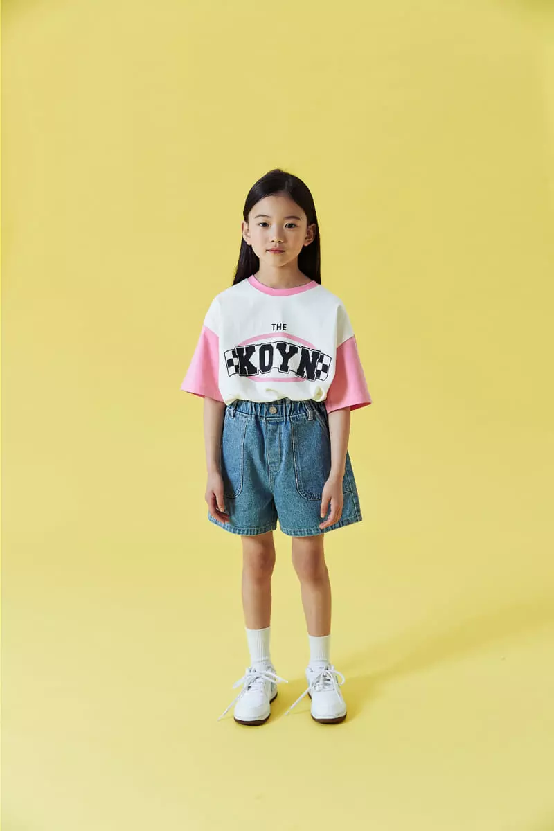 Kokoyarn - Korean Junior Fashion - #kidzfashiontrend - Check Logo Tee - 2