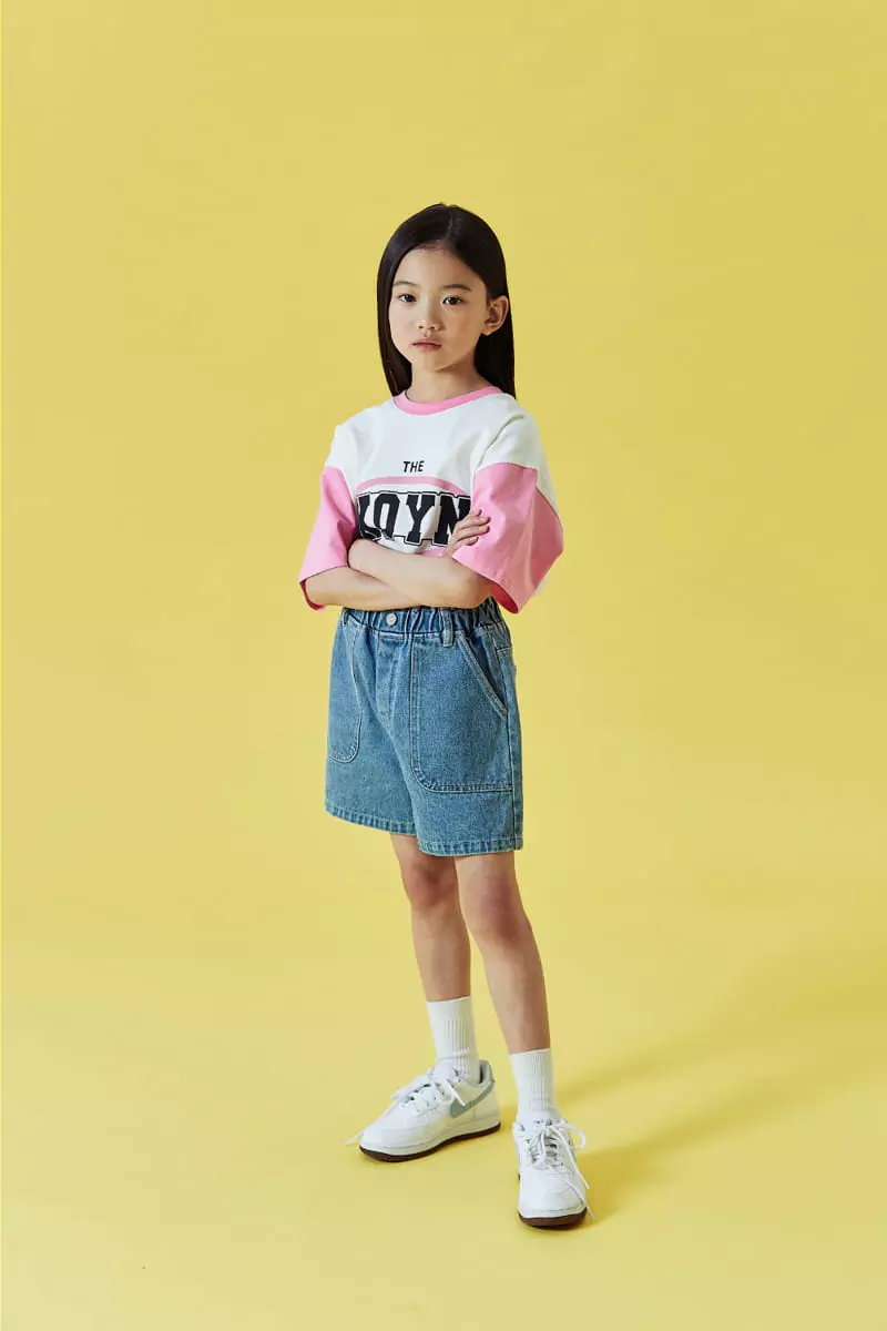 Kokoyarn - Korean Junior Fashion - #prettylittlegirls - Check Logo Tee - 7