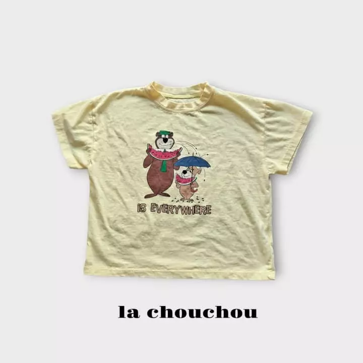 La Chouchou - Korean Children Fashion - #fashionkids - Melon Bear Tee
