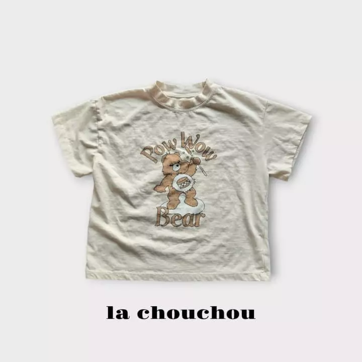 La Chouchou - Korean Children Fashion - #kidsstore - Wow Bear Tee - 2
