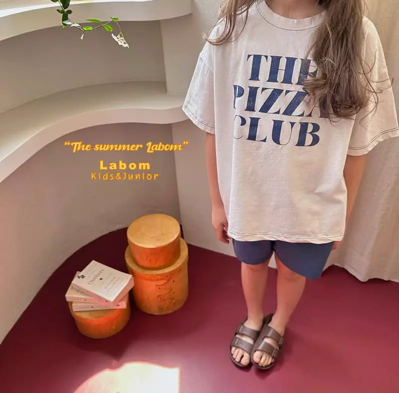Labom - Korean Children Fashion - #childrensboutique - Pizza Club Tee - 8