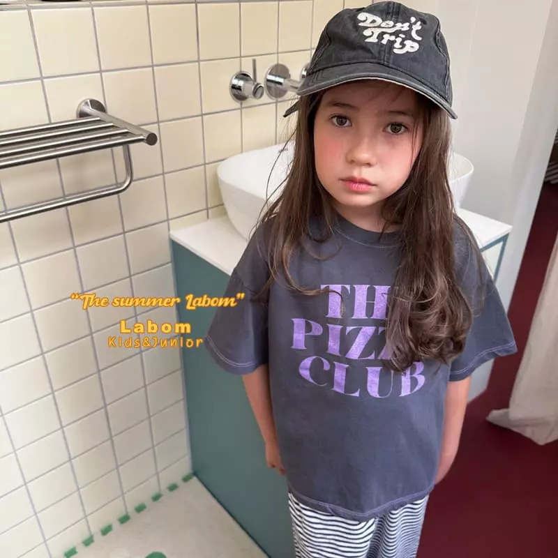 Labom - Korean Children Fashion - #magicofchildhood - Pizza Club Tee