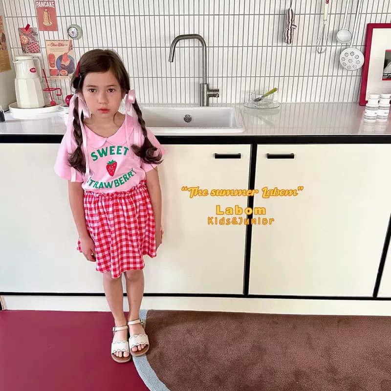 Labom - Korean Children Fashion - #toddlerclothing - Strawberry Tee - 4