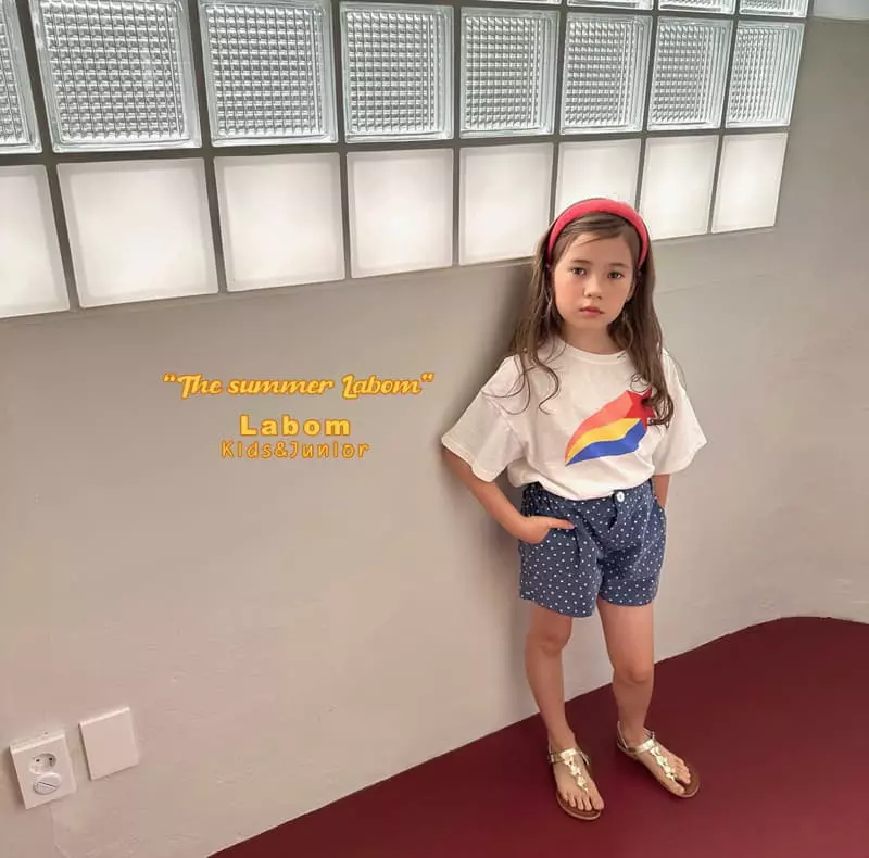 Labom - Korean Children Fashion - #todddlerfashion - Rainbow Star Tee - 3
