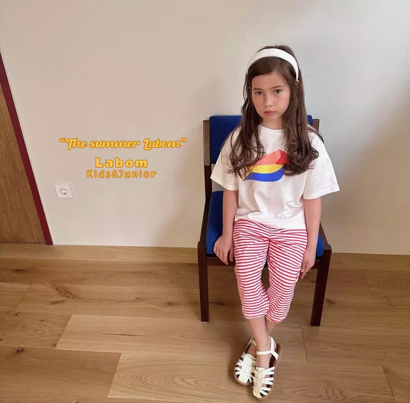Labom - Korean Children Fashion - #todddlerfashion - Rainbow Star Tee - 4
