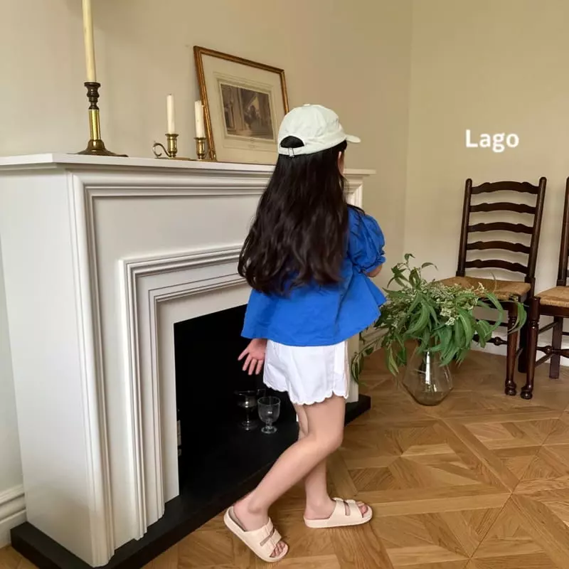 Lago - Korean Children Fashion - #Kfashion4kids - V Frill Blouse - 6