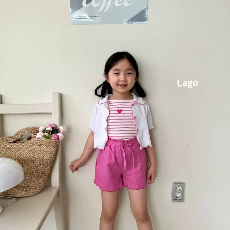 Lago - Korean Children Fashion - #discoveringself - Circle Wave Shorts - 2