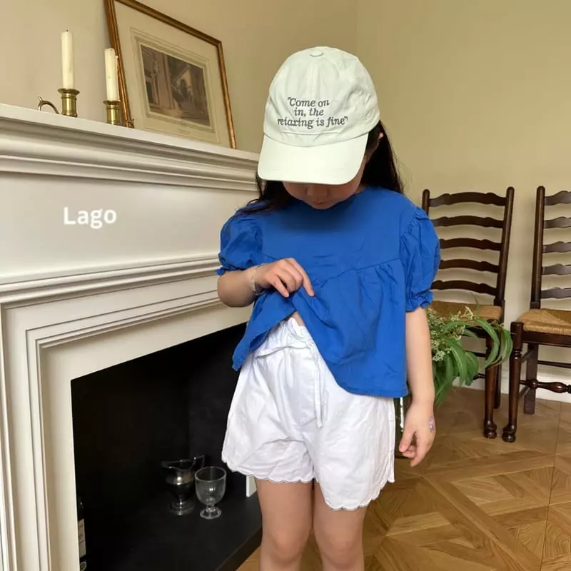 Lago - Korean Children Fashion - #discoveringself - V Frill Blouse