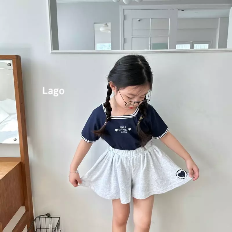 Lago - Korean Children Fashion - #kidsshorts - Terry Skirt Shorts - 6