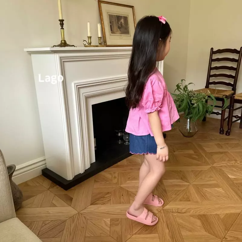 Lago - Korean Children Fashion - #magicofchildhood - V Frill Blouse - 8