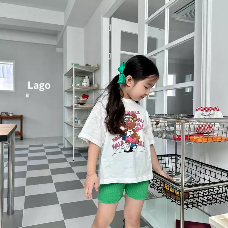 Lago - Korean Children Fashion - #minifashionista - Waking Bear Tee - 11