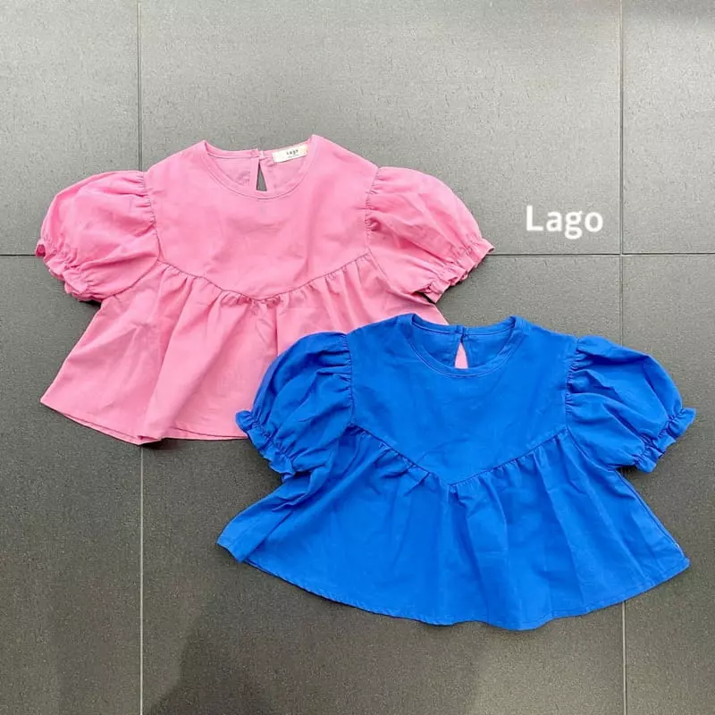Lago - Korean Children Fashion - #todddlerfashion - V Frill Blouse - 11