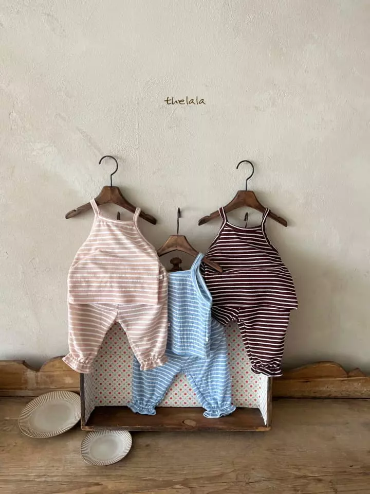 Lala - Korean Children Fashion - #discoveringself - Cool Top Bottom Set - 2