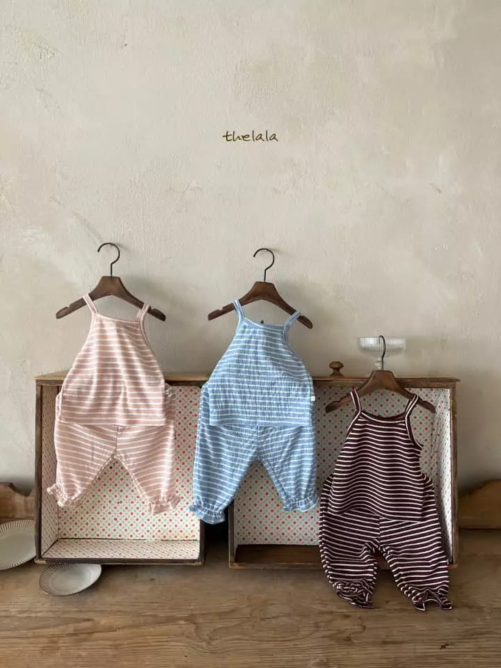 Lala - Korean Children Fashion - #fashionkids - Cool Top Bottom Set - 3