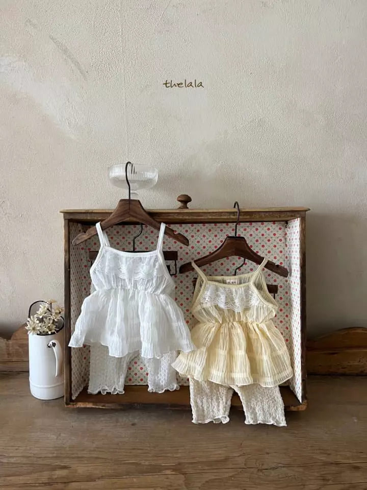 Lala - Korean Children Fashion - #kidsstore - Mayo LAce Sleeveless - 7