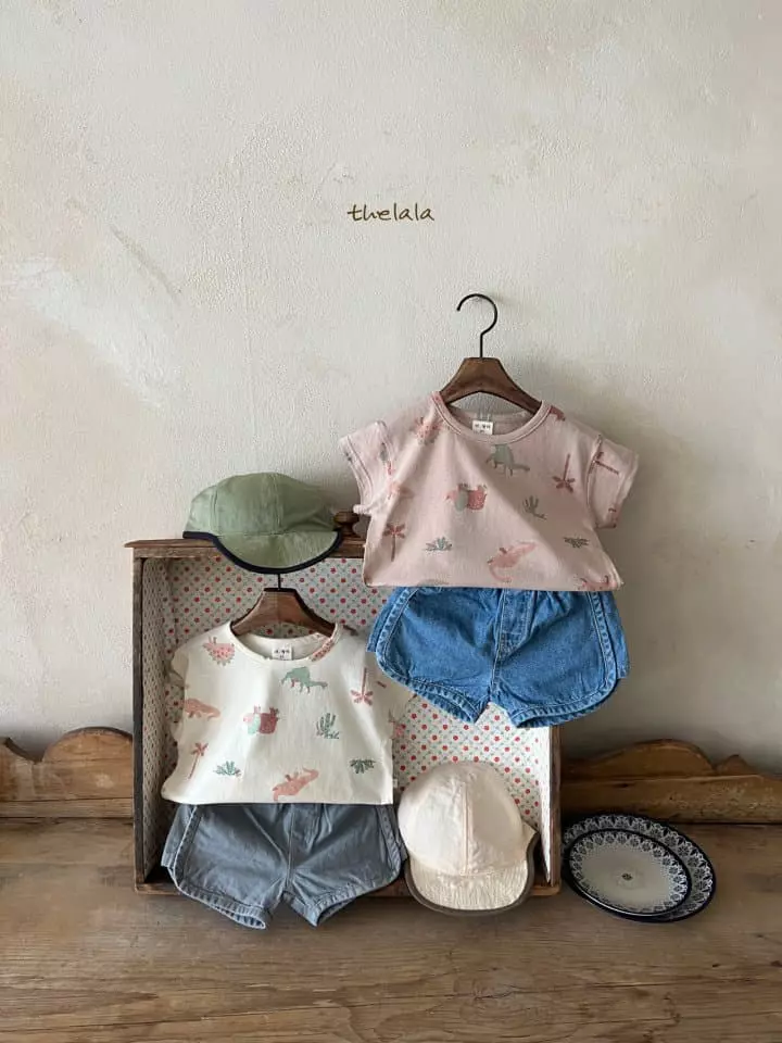 Lala - Korean Children Fashion - #prettylittlegirls - Jurassic Tee - 7