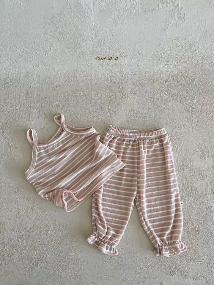Lala - Korean Children Fashion - #todddlerfashion - Cool Top Bottom Set - 12