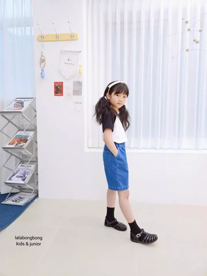 Lalabongbong - Korean Children Fashion - #childrensboutique - Basic Jeans Shorts - 7