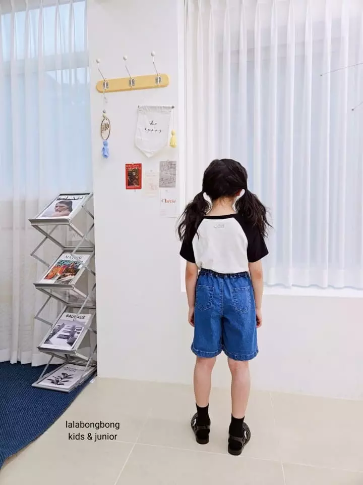 Lalabongbong - Korean Children Fashion - #designkidswear - Basic Jeans Shorts - 8