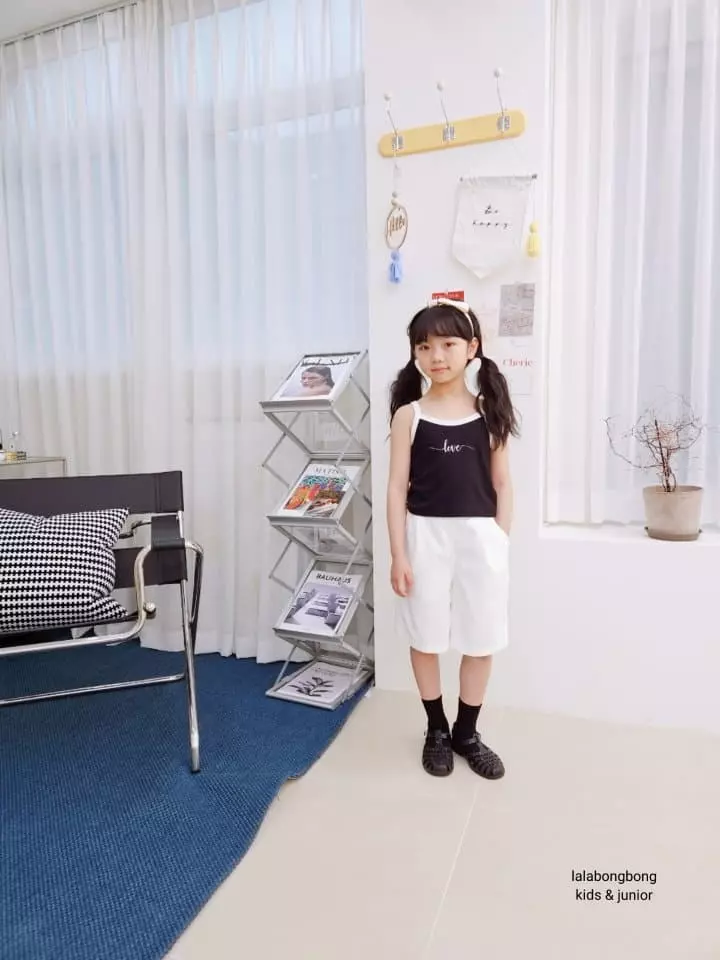 Lalabongbong - Korean Children Fashion - #kidsstore - Love Sleeveless - 5