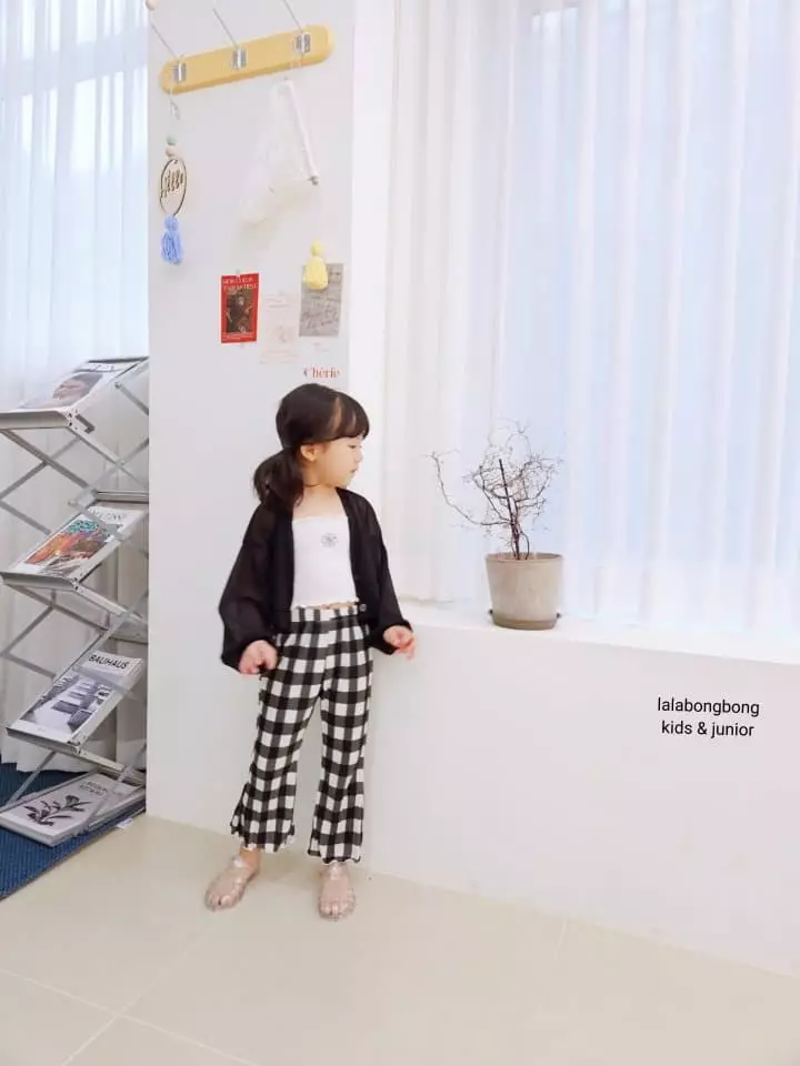 Lalabongbong - Korean Children Fashion - #magicofchildhood - Check Pleat Pants - 6