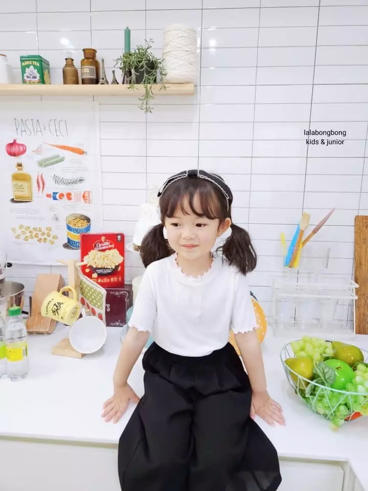 Lalabongbong - Korean Children Fashion - #todddlerfashion - Color Terry Tee - 2