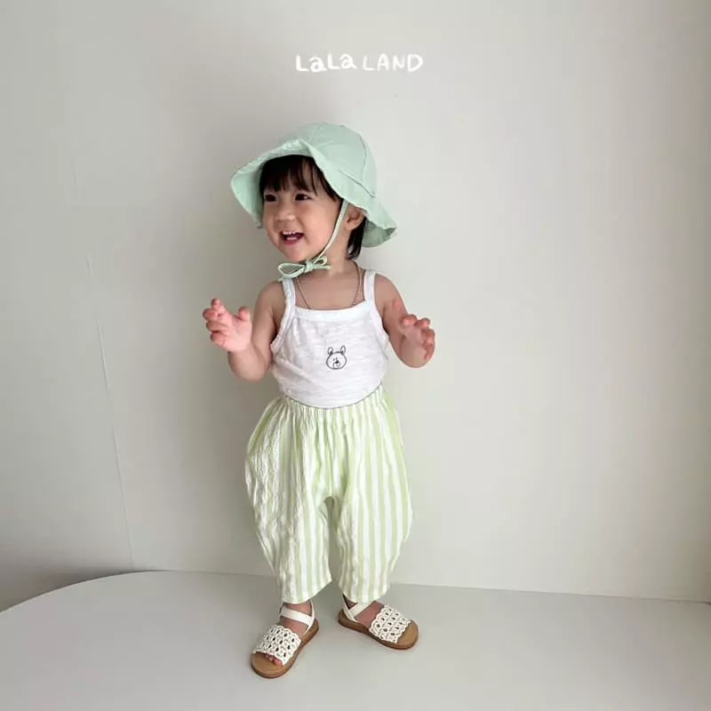 Lalaland - Korean Baby Fashion - #babyboutique - Bebe Mini Bear Sleeveless - 4