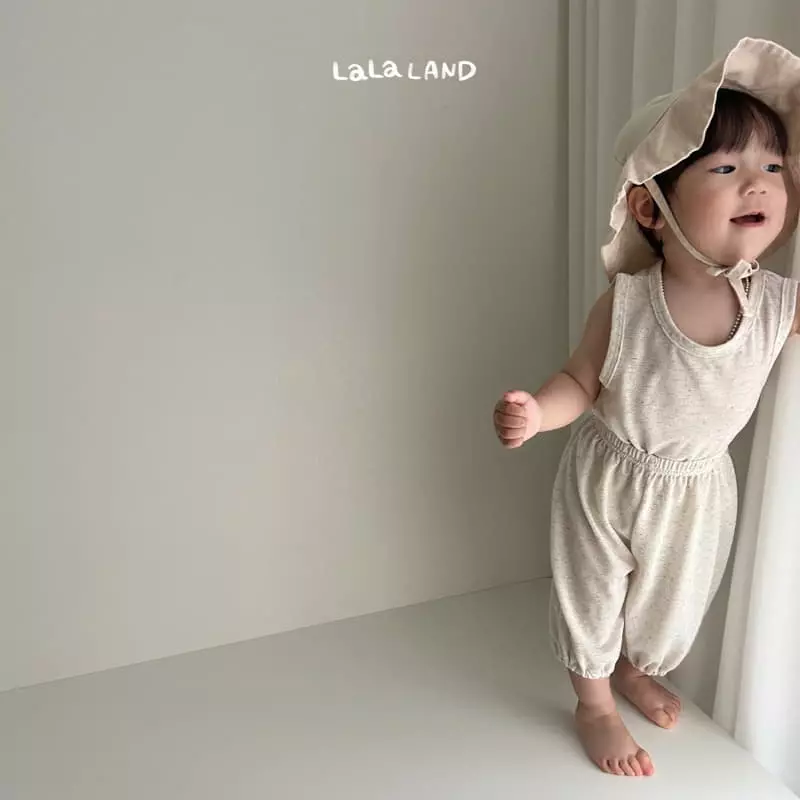 Lalaland - Korean Baby Fashion - #babyclothing - Bebe Linen Moralng Top Bottom Set - 12