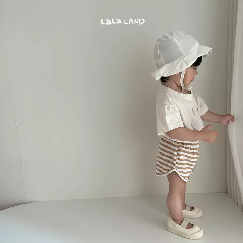 Lalaland - Korean Baby Fashion - #babyoutfit - Bebe Smile Top Bottom Set - 2