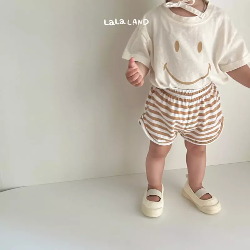 Lalaland - Korean Baby Fashion - #onlinebabyshop - Bebe Smile Top Bottom Set - 5