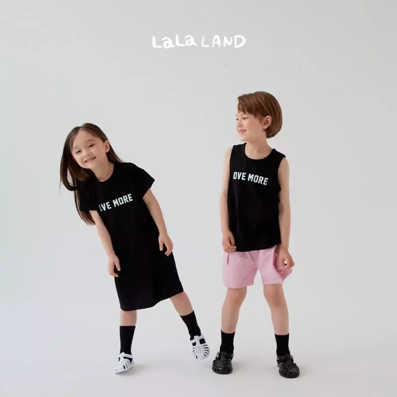 Lalaland - Korean Children Fashion - #Kfashion4kids - Love More One-piece - 7