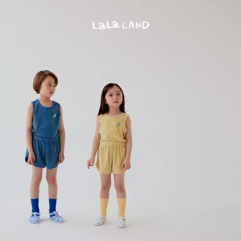 Lalaland - Korean Children Fashion - #childofig - Terry Corn Top Bottom Set - 5