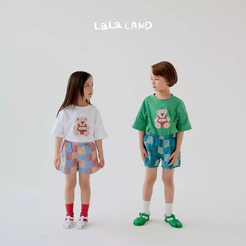 Lalaland - Korean Children Fashion - #littlefashionista - Patch Shorts