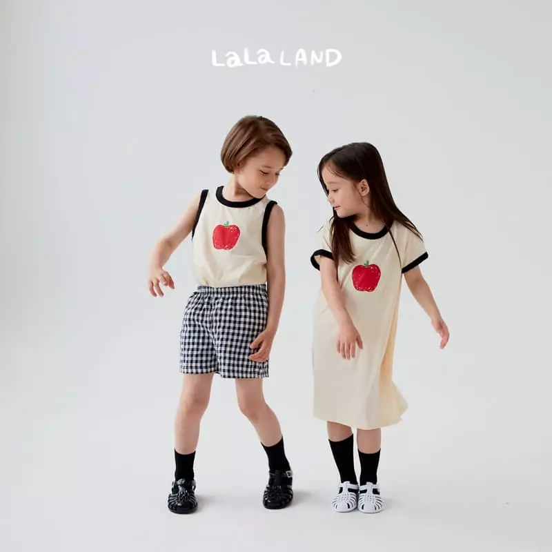Lalaland - Korean Children Fashion - #magicofchildhood - Apple Sleeveless - 6