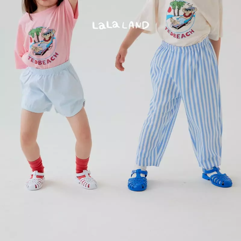 Lalaland - Korean Children Fashion - #minifashionista - Ted Beach Tee - 4