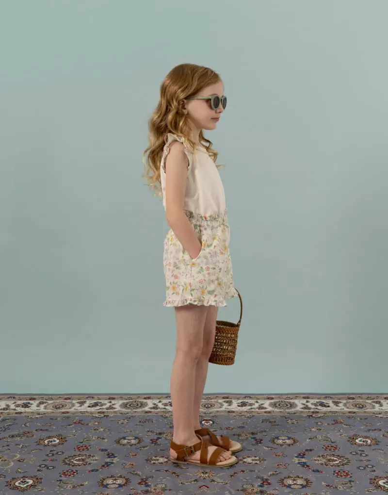 Le Bev - Korean Children Fashion - #childofig - Garden Frill Shorts - 2