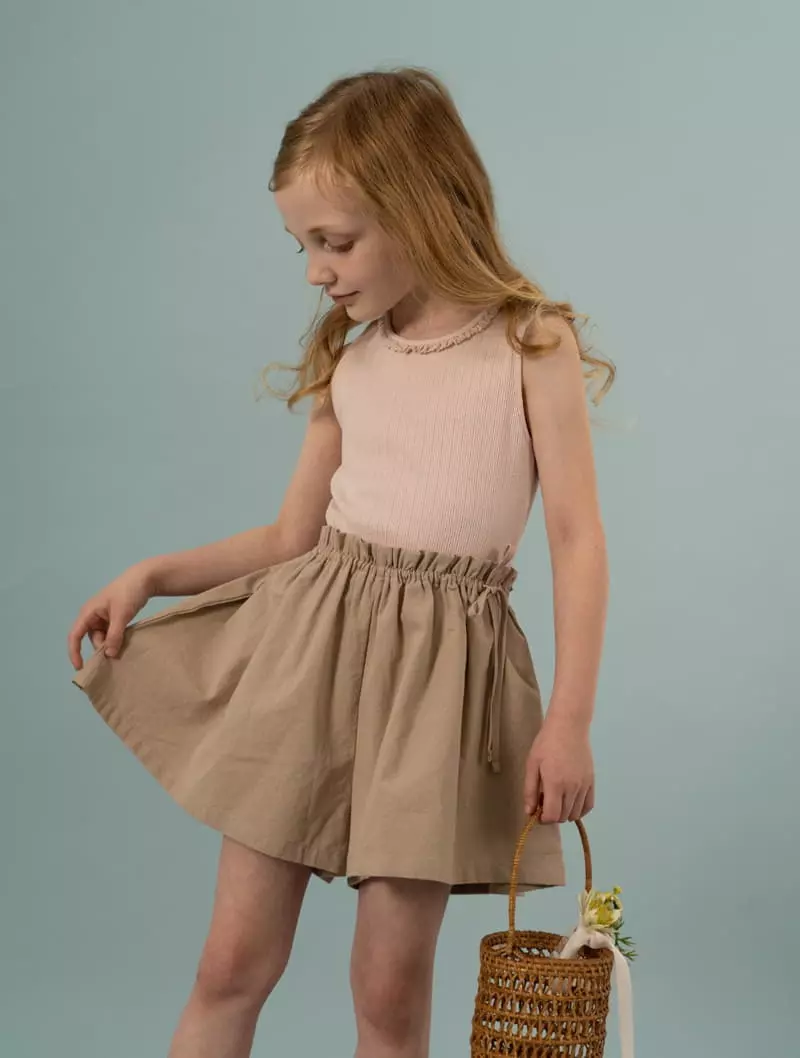 Le Bev - Korean Children Fashion - #designkidswear - Lace Eyelet Sleeveless