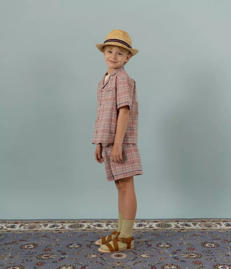 Le Bev - Korean Children Fashion - #designkidswear - Wave Check Shirt - 8