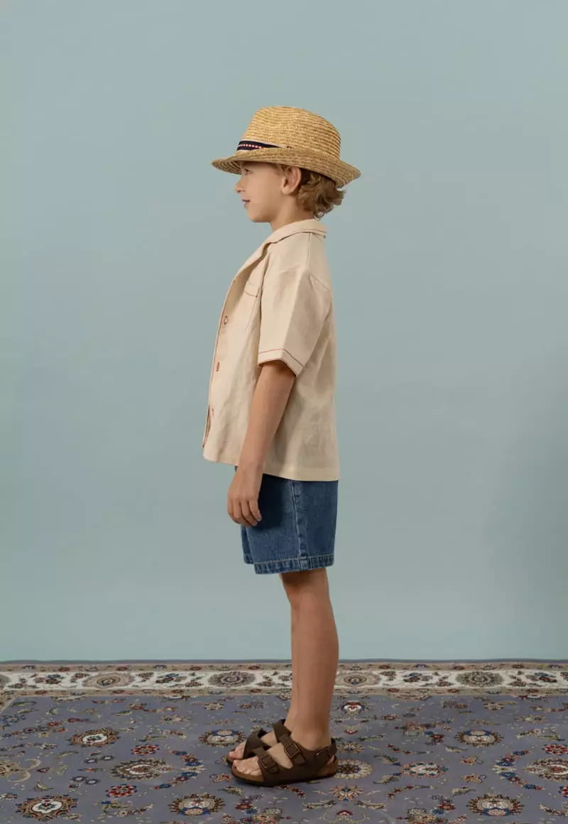 Le Bev - Korean Children Fashion - #discoveringself - Boy Denim Shorts - 3
