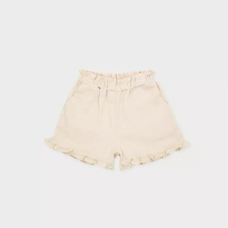Le Bev - Korean Children Fashion - #fashionkids - Linen Frill Shorts - 7