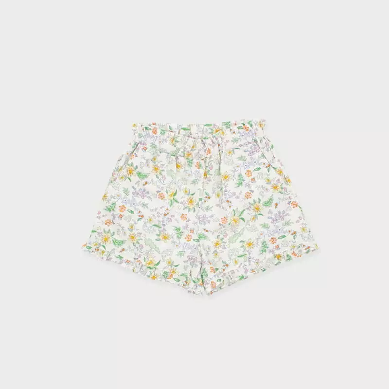 Le Bev - Korean Children Fashion - #fashionkids - Garden Frill Shorts - 6